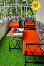 Sosyal Medya Dekorasyon Balkon, Cafe, Ofis, Bahçe Mobilyası, Masa Sandalye, Kanepe Koltuk Takımı, 3 1 1 - Görsel 2