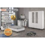 VENATTO Trio White Xl Genç Odası(%100mdf)
