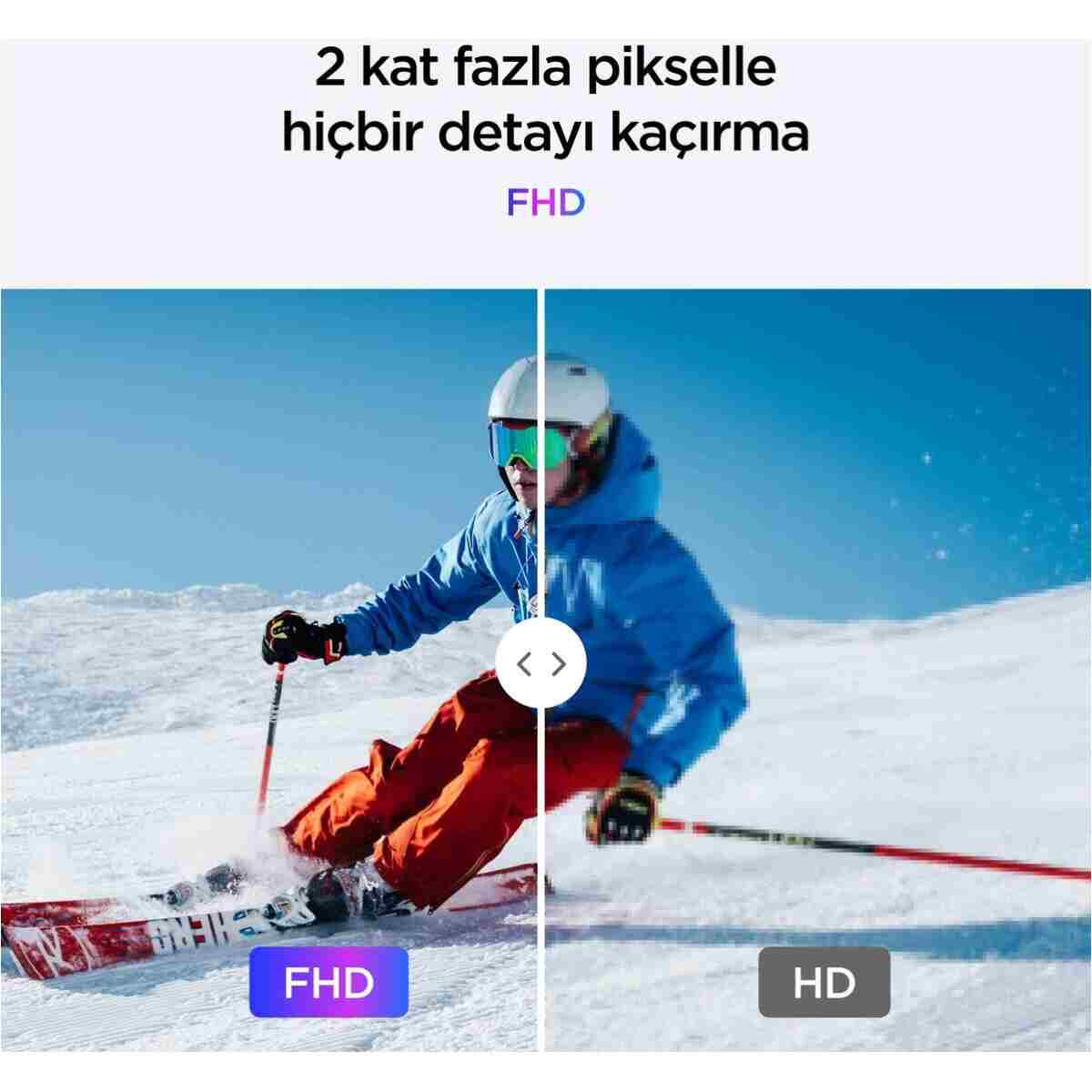 iFFALCON 50S55A 50 İnç QLED Akıllı TV FHD HDR 10 Android TV, Dolby Audio (2026 Model) - Görsel 3