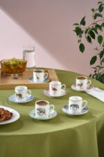 Karaca Jungle 6 Kişilik Kahve Fincanı Takımı 80 ml - Görsel 3