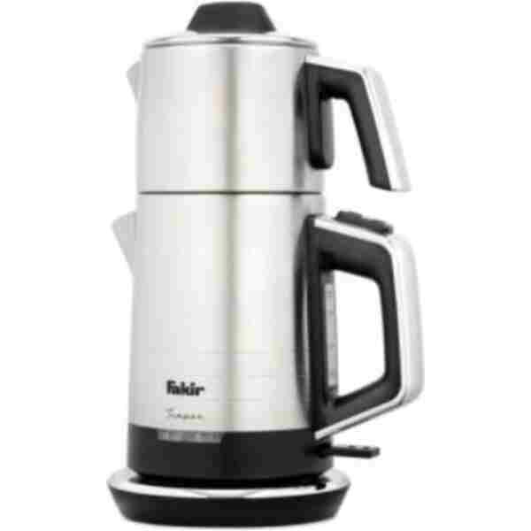 Fakir Temper Çay Makinesi Inox 1800W Çelik Demlikli 1.7L Sıcak Tutmalı Elektrikli Çaycı