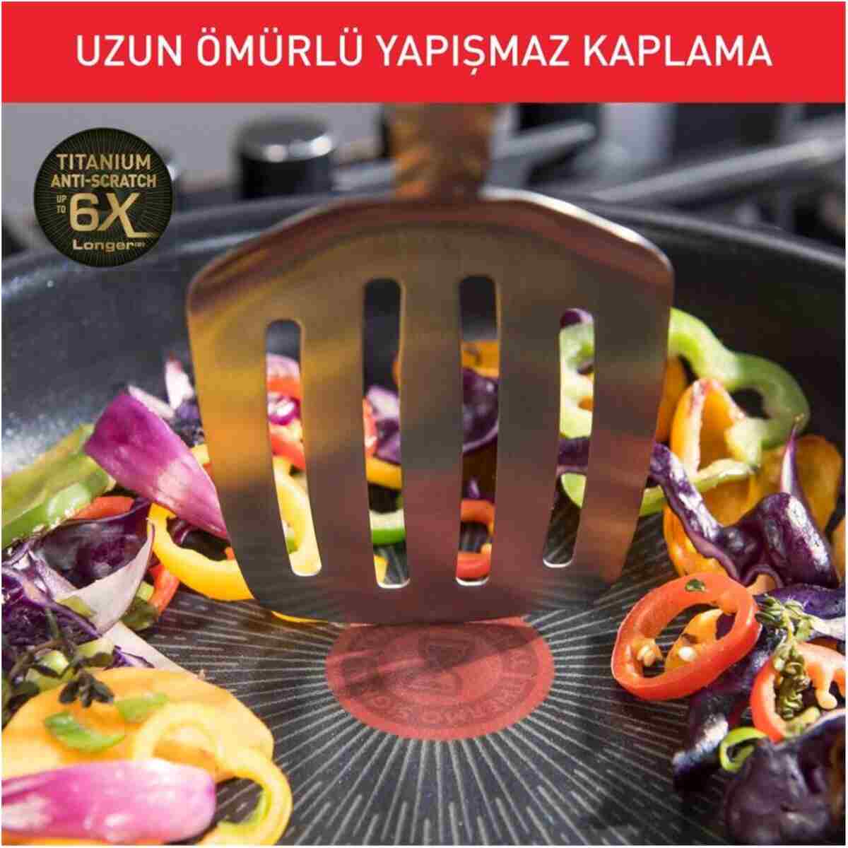 TEFAL Titanyum Ingenio Unlimited 6X Küçük Set 3 Parça - Görsel 12