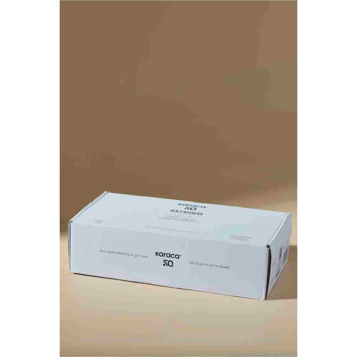 Karaca Hole 6 Kişilik Kahve Fincan Takımı 80 ml Gold - Görsel 13