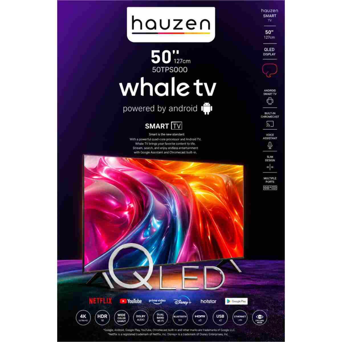 Hauzen 50TP5000 4K Qled Whale Tv 50 inç - Görsel 3