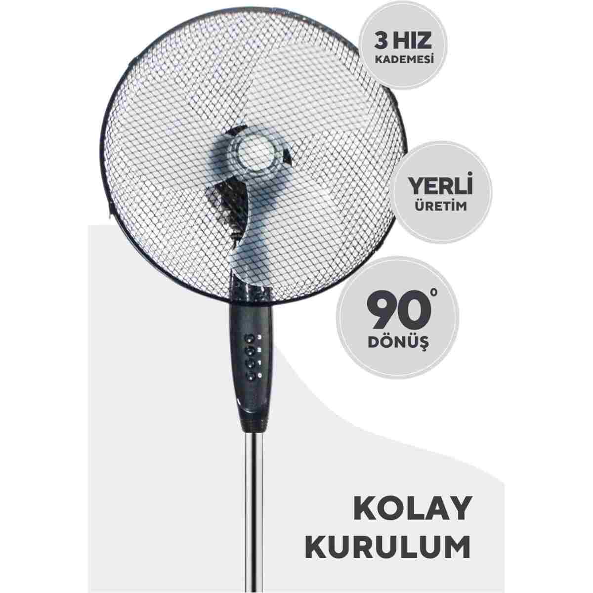 KUMTEL KTF-315 Vantilatör (3P) - Görsel 3