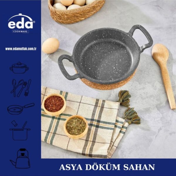 Eda 16 Cm Döküm Granit Asya Sahan