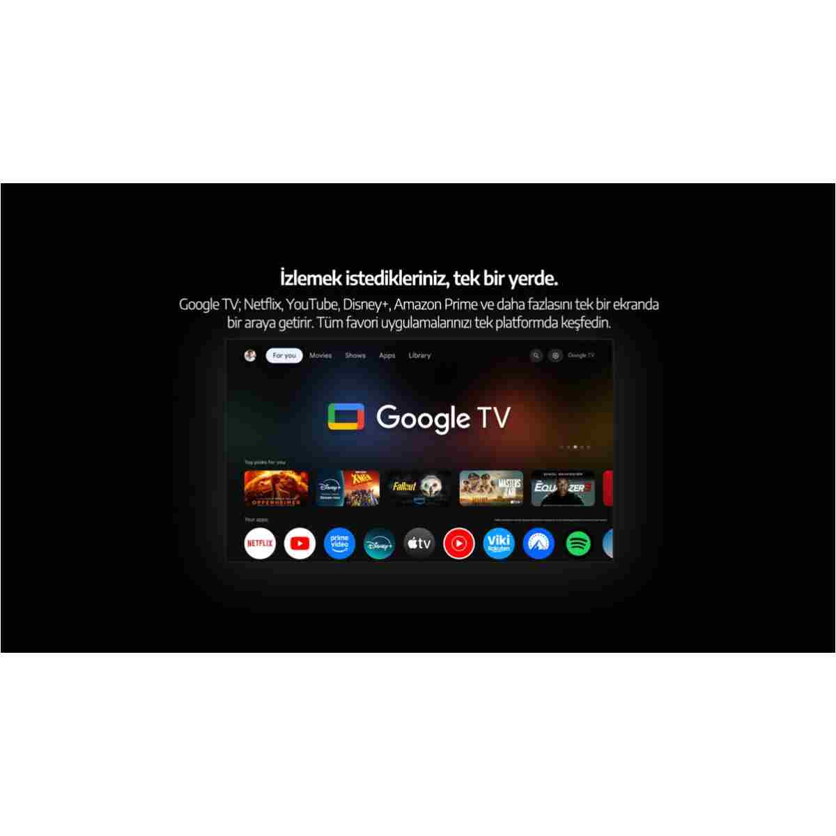 Beko Crystal SÜPER ÖTESİ GÖRÜNTÜ B65 OLED 4K Ultra HD Google OLED TV - Görsel 10
