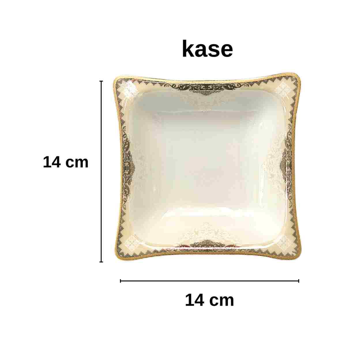 Pars 24 Parça 6 Kişilik Porselen Gold Detaylı Yemek Takımı - Görsel 5