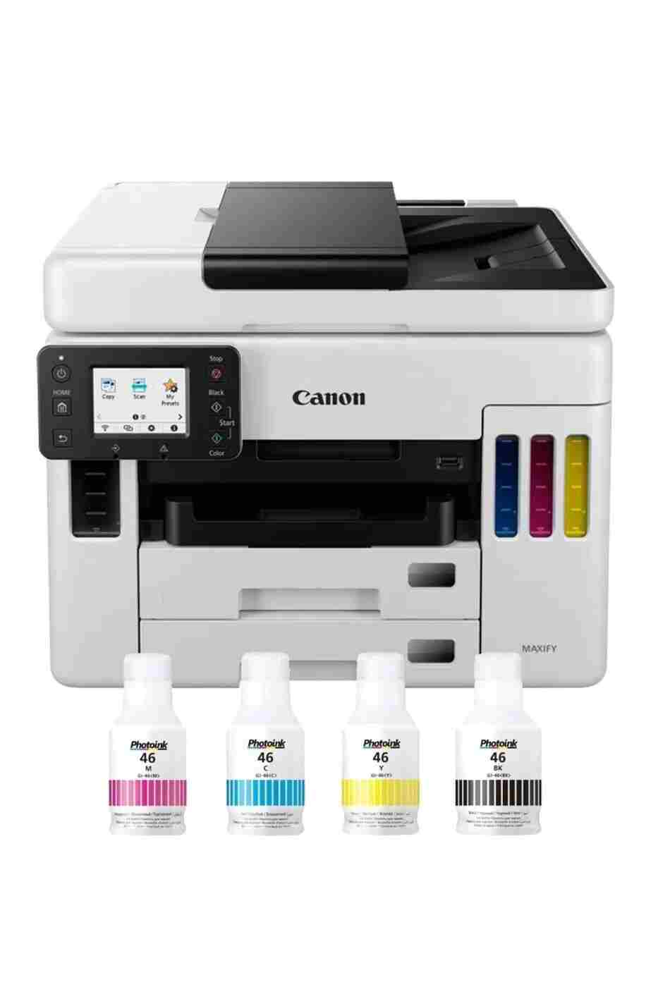 Canon Maxify Gx7140 Çok Fonksiyonlu Photoink Mürekkepli Tanklı Yazıcı Tarayıcı Fotokopi Faks