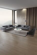 EDSY HOME Regnar 3+3+1+1 Koltuk Takımı Gri - Görsel 2