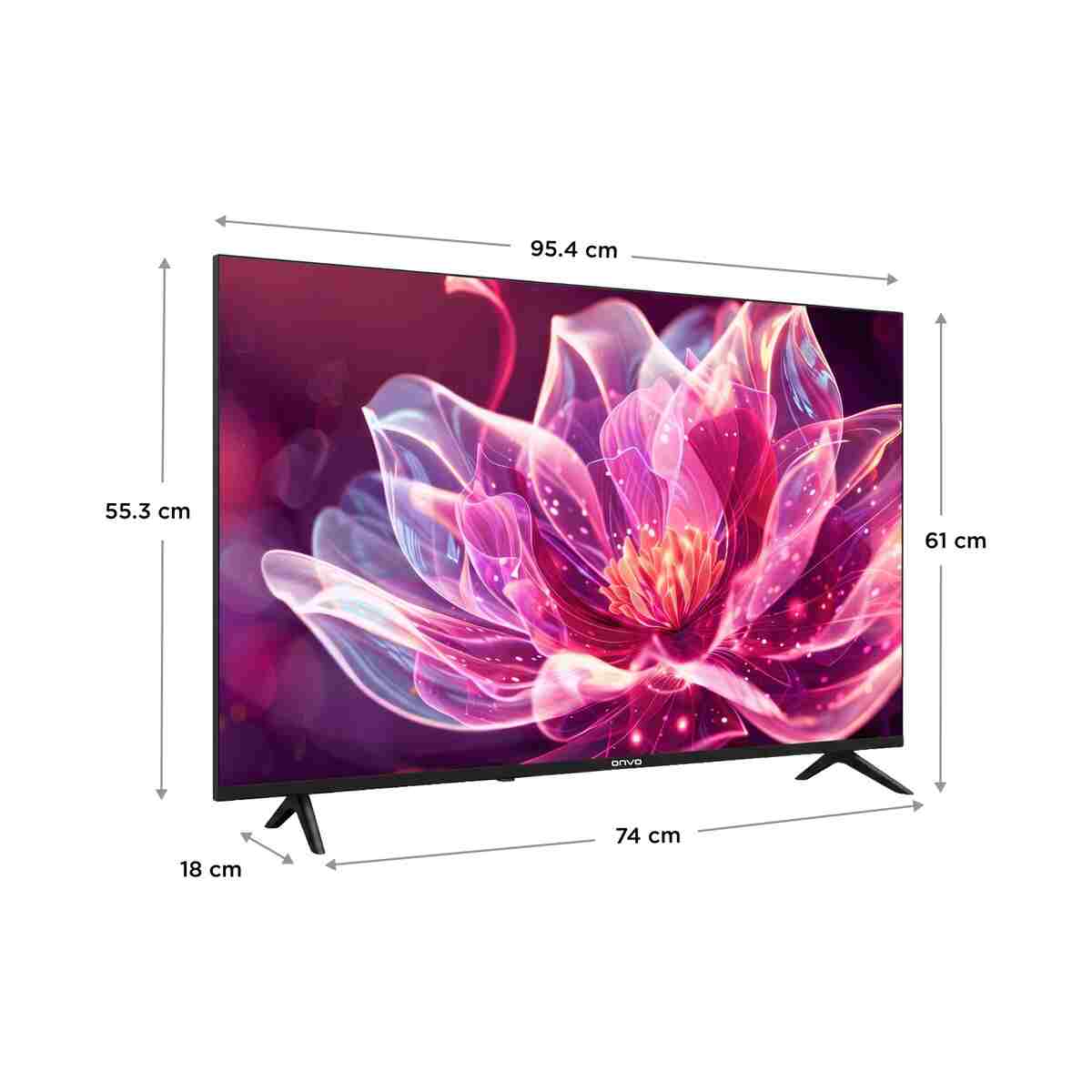 ONVO 43VQ80F3FA 43'' 109 Ekran Uydu Alıcılı Full HD WhaleOS QLED TV - Görsel 9