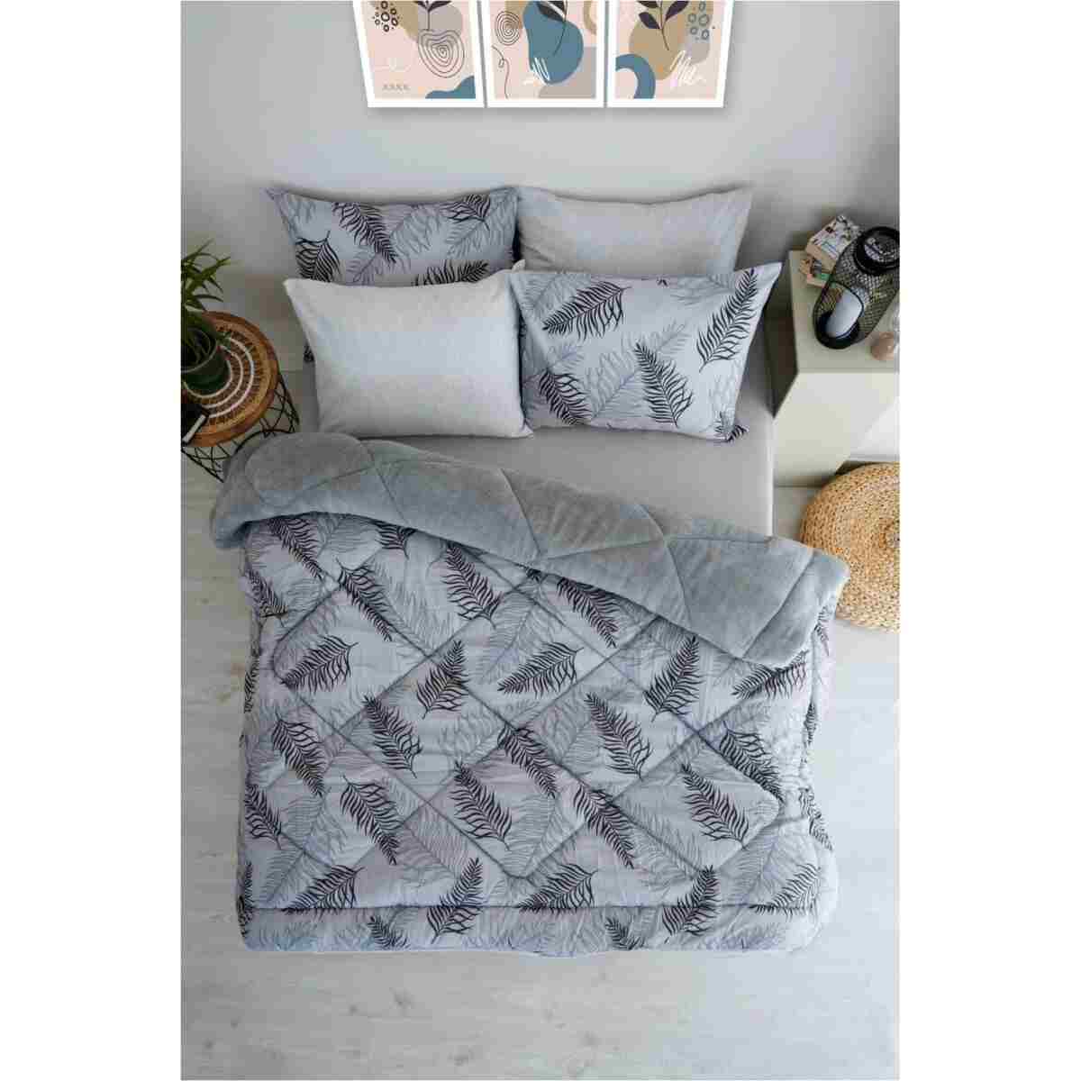 MARLA HOME Palm Baklava Desen Çift Kişilik Uyku Seti - Görsel 7