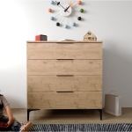 ALONEX HOME ADEN 4 ÇEKMECELİ SEPET ŞİFONYER