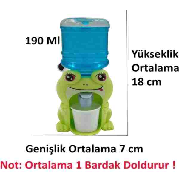 TOYJOY Global Toy Joy - Mini Su Sebili, Tanklı Içecek Sebili, Musluk Ve Standlı, 190 ml Masaüstü Karışık Renk Ve Çeşit Gönderilmektedir