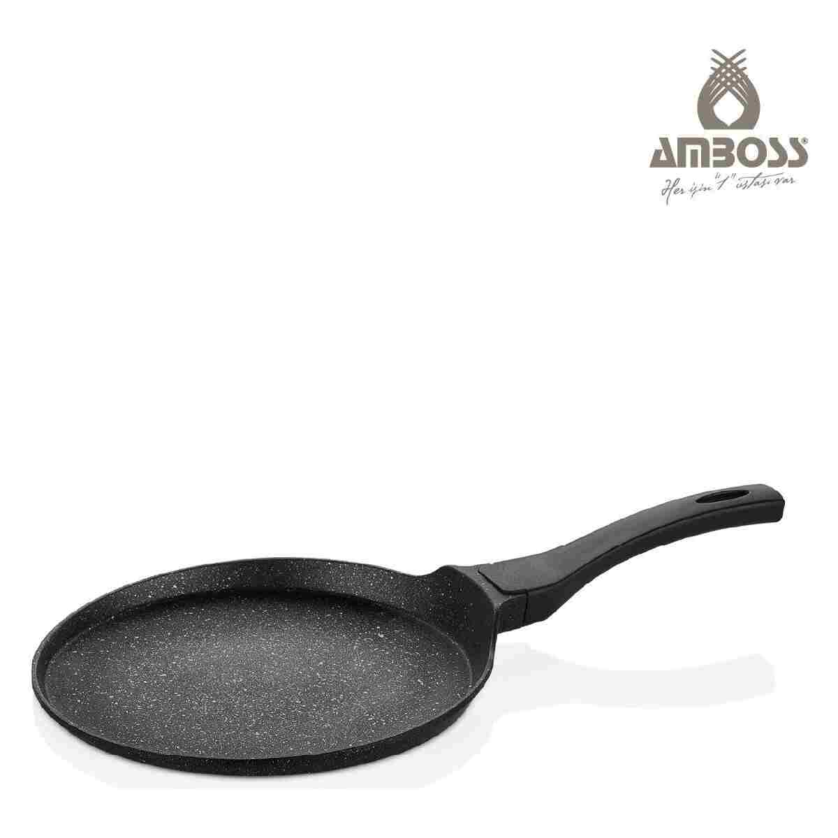 Amboss Mocca Granit Kaplama Krep Tavası 26 cm - Görsel 2