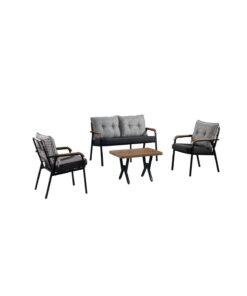 Tu Tienda KÖYCEĞİZ 2+1+1+SEHPA(50*75) BAHÇE BALKON MUTFAK TAKIMI,KAZAYAKLI - Görsel 4