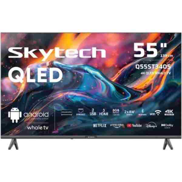 Skytech Q55ST3405 4K Ultra HD 55 139 Ekran Uydu Alıcılı Smart QLED TV