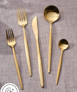 Karaca Orion Matte Gold 30 Parça 6 Kişiik Çatal Kaşık Bıçak Seti - Görsel 5