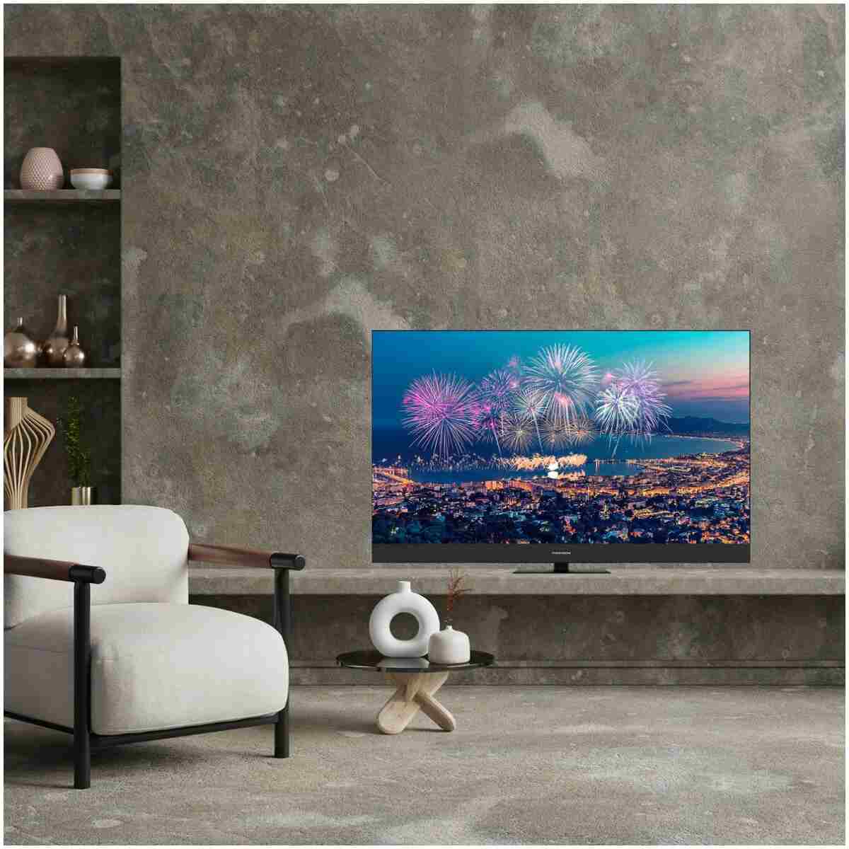THOMSON UHD 50" 126 Ekran Uydu Alıcılı Google Smart Qled Plus TV 50QG6C14 - Görsel 7