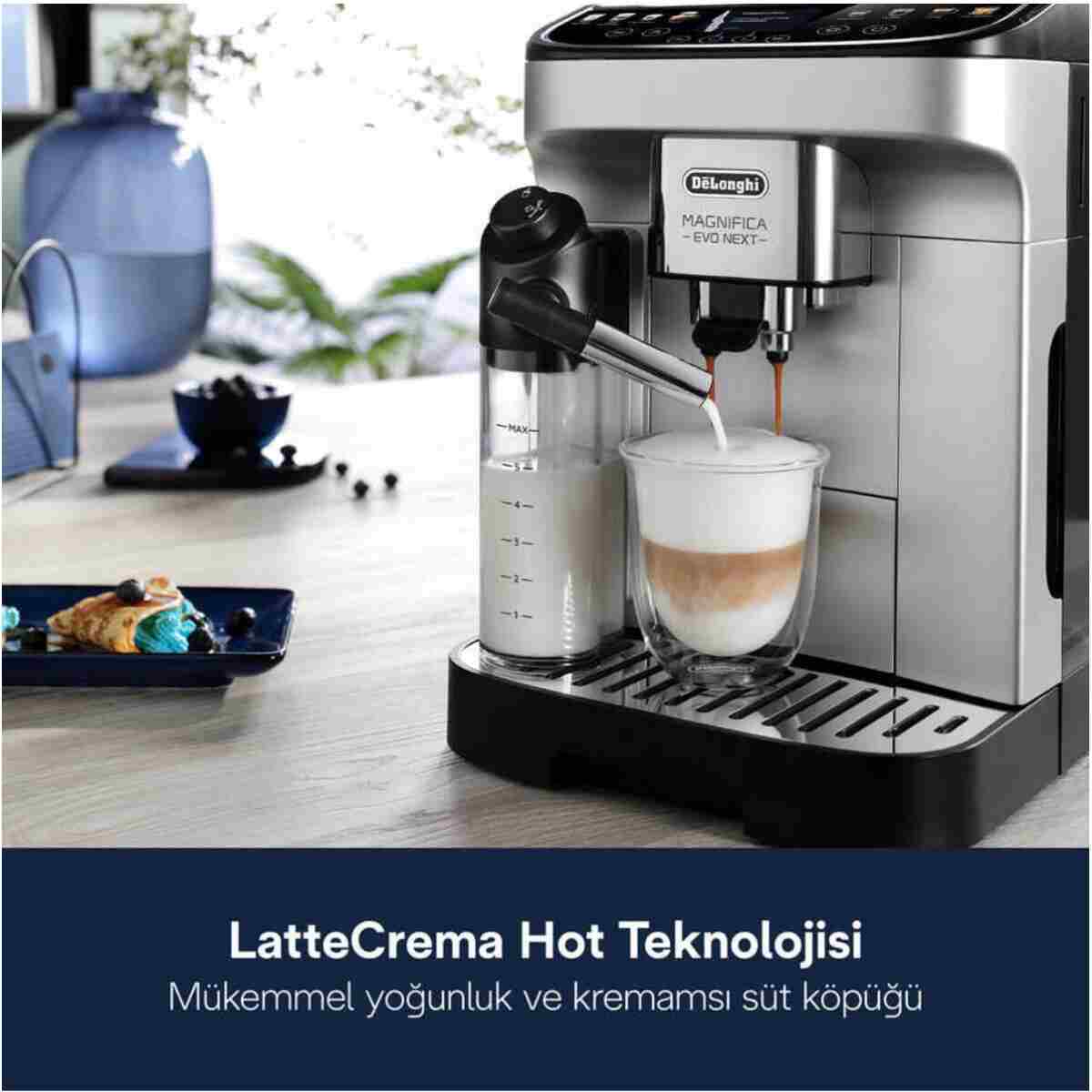 DELONGHİ Delonghi Magnifica Evo Next Ecam 310.80.Sb Otomatik Kahve Makinesi - Görsel 15