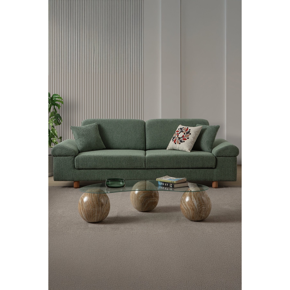 indes home Armada 3+3 Koltuk Takımı Yeşil - Görsel 3