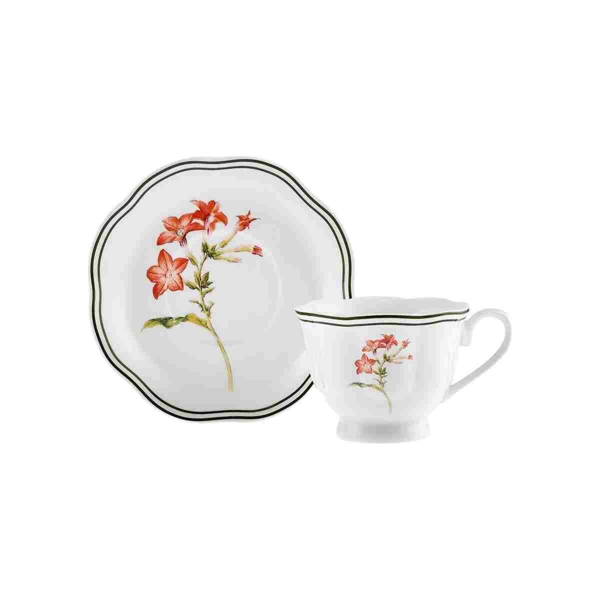 Karaca Little Garden 6 Kişilik Kahve Fincan Takımı 80 ml - Görsel 7