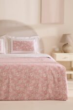 Karaca Home Celerina Pembe %100 Pamuk Çift Kişilik Fitted Nevresim Takımı