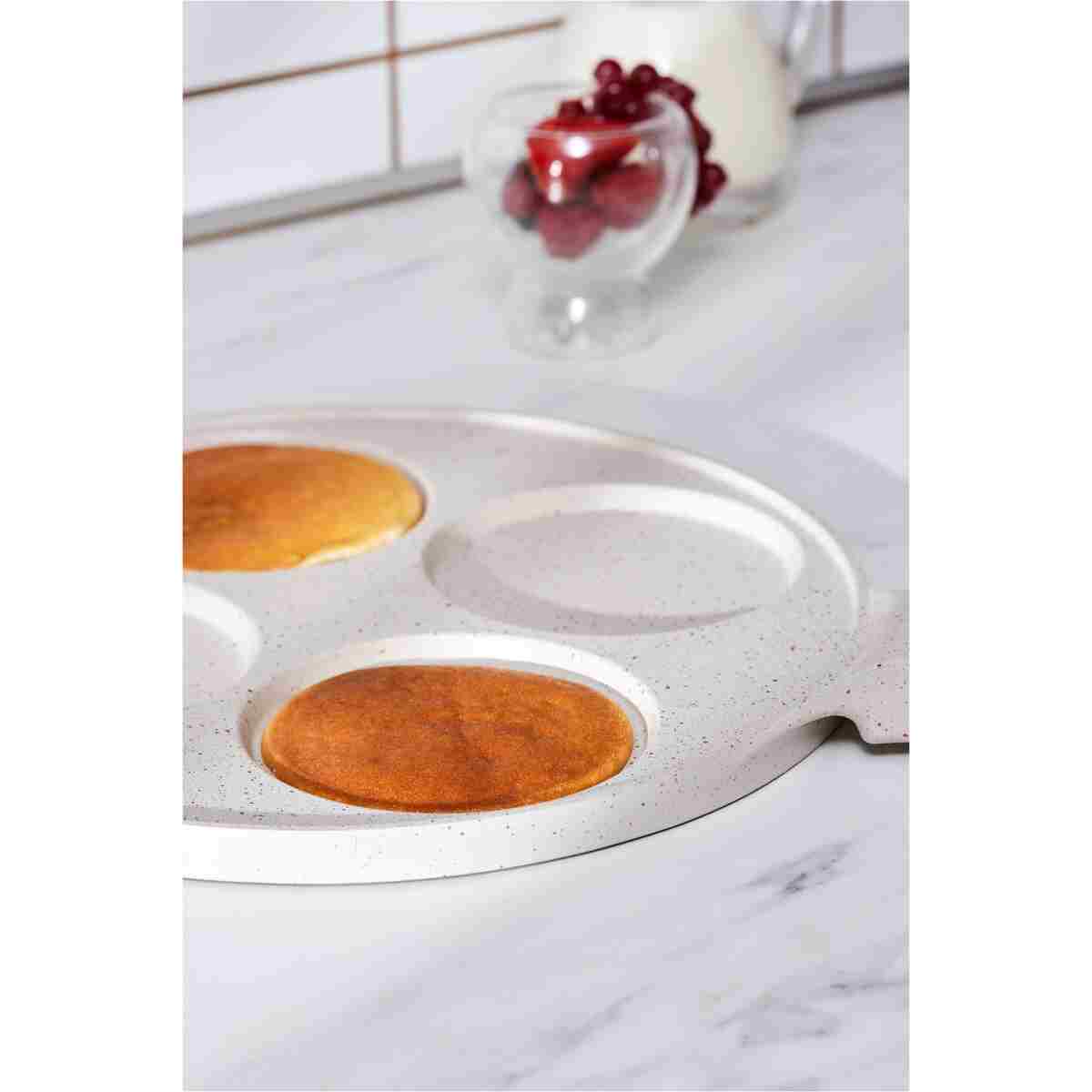Karaca Mutfaksever Biogranit Döküm 4 Egg/Pankek Tava 26 Cm - Görsel 3