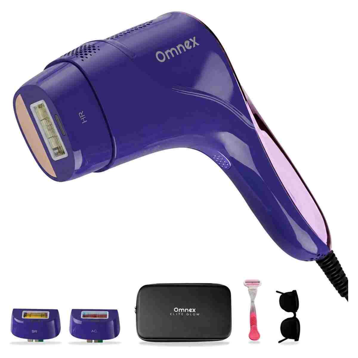 Omnex EliteGlow IPL Lazer Epilasyon Cihazı Buz Başlıklı Akıllı Cilt Sensörlü 10 Kademe Enerji - Görsel 3
