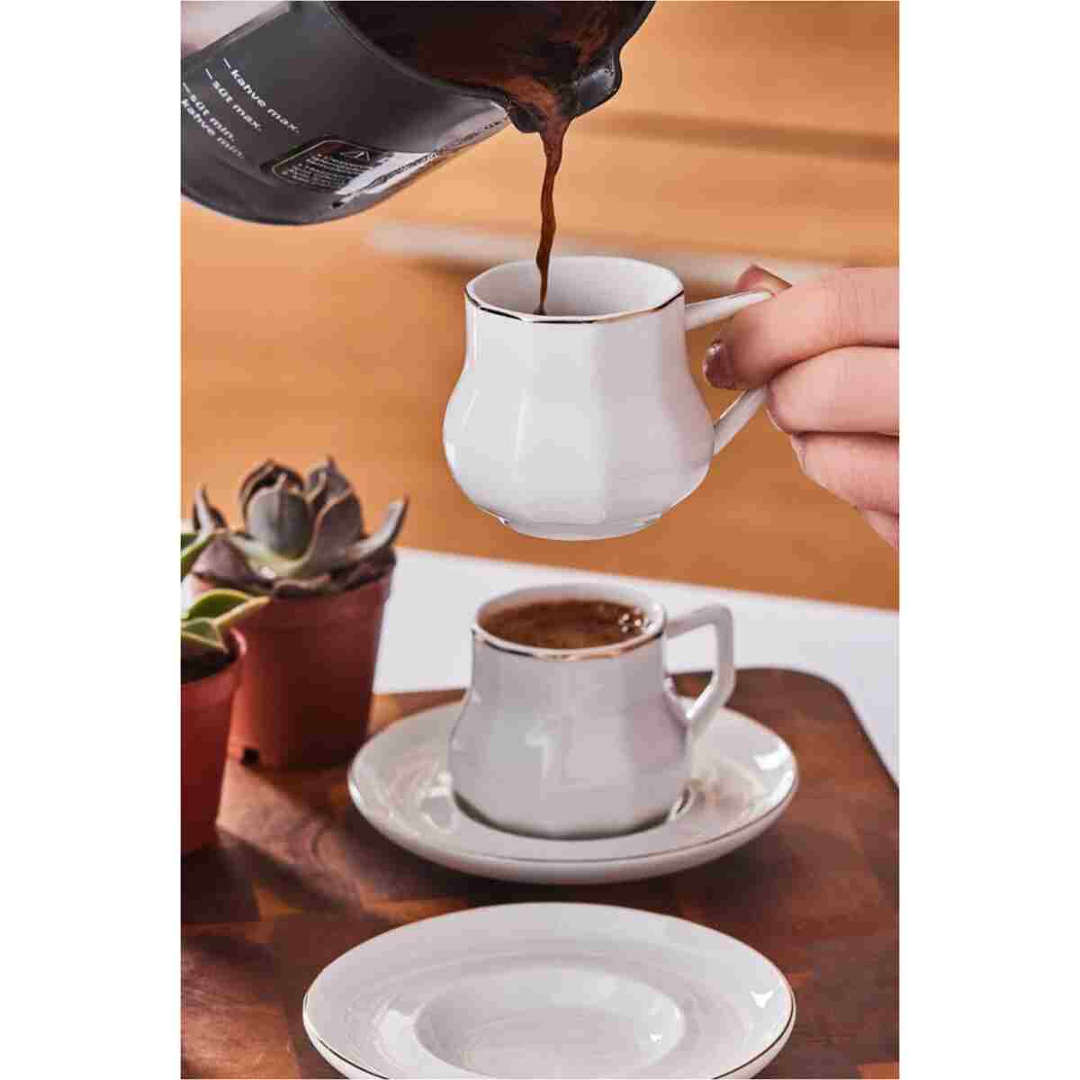 Karaca Nap 6 Kişilik Kahve Fincanı Takımı 80 ml - Görsel 10