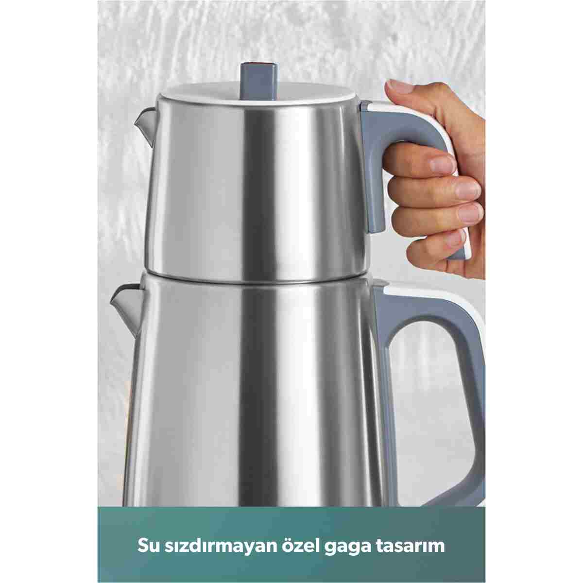 HOMEND Royaltea 1709h Konuşan Çay Makinesi (DOKUNMATİK BAZA) - Görsel 3