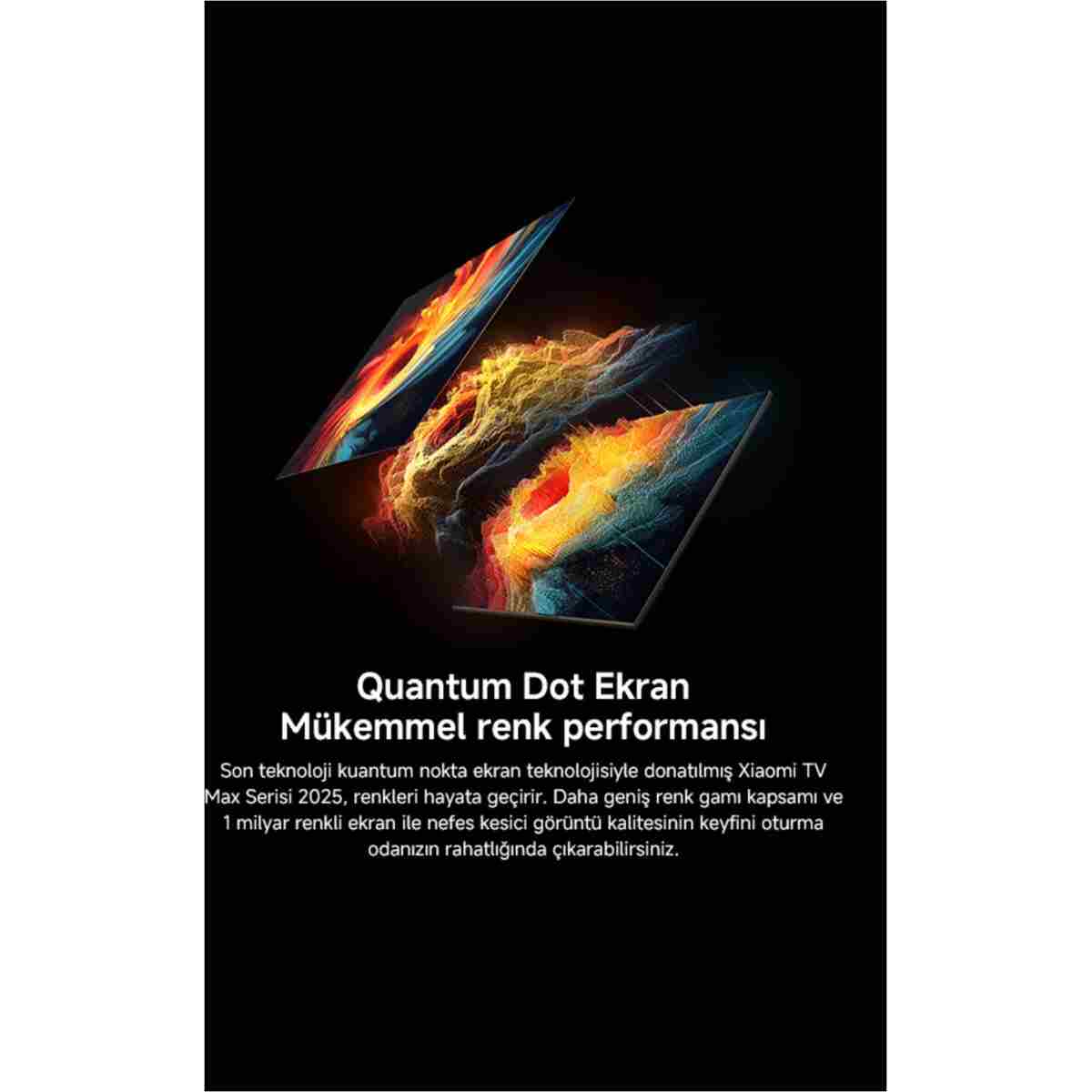 Xiaomi TV Max 85 2025 - 85" 215 4K Ultra HD QLED 144 Hz AirPlay Destekli Uydu Alıcılı Google Smart TV - Görsel 6