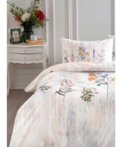 Özdilek Floraison Çift Kişilik Nevresim Takımı - Somon - Görsel 3
