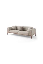 EDSY HOME Riva 3+3 Koltuk Takımı Krem - Görsel 5