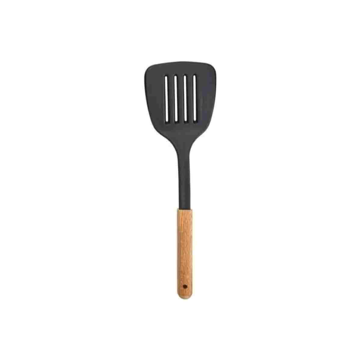 Genel Markalar Çizmez Ahşap Saplı Set Kaşık,kepçe,spatula,çırpıcı,kevgir,çizmez Isıya Dayanıklı - Görsel 12