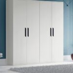 Metalia 4 Kapılı Beyaz Gardrop Dolap Gm 050