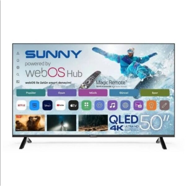 Sunny TV SN50QUPRL-W02M 50" WEBOS 4K SMART ULTRA HD LED TV