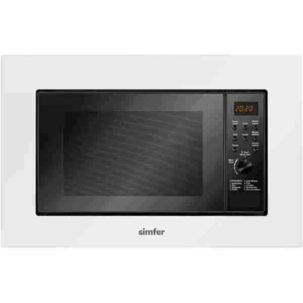 Simfer Md2360 Ankastre Mikrodalga Fırın Beyaz 23lt