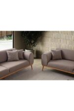 EDSY HOME Rebull 3+1 Koltuk Takımı Kahverengi - Görsel 7