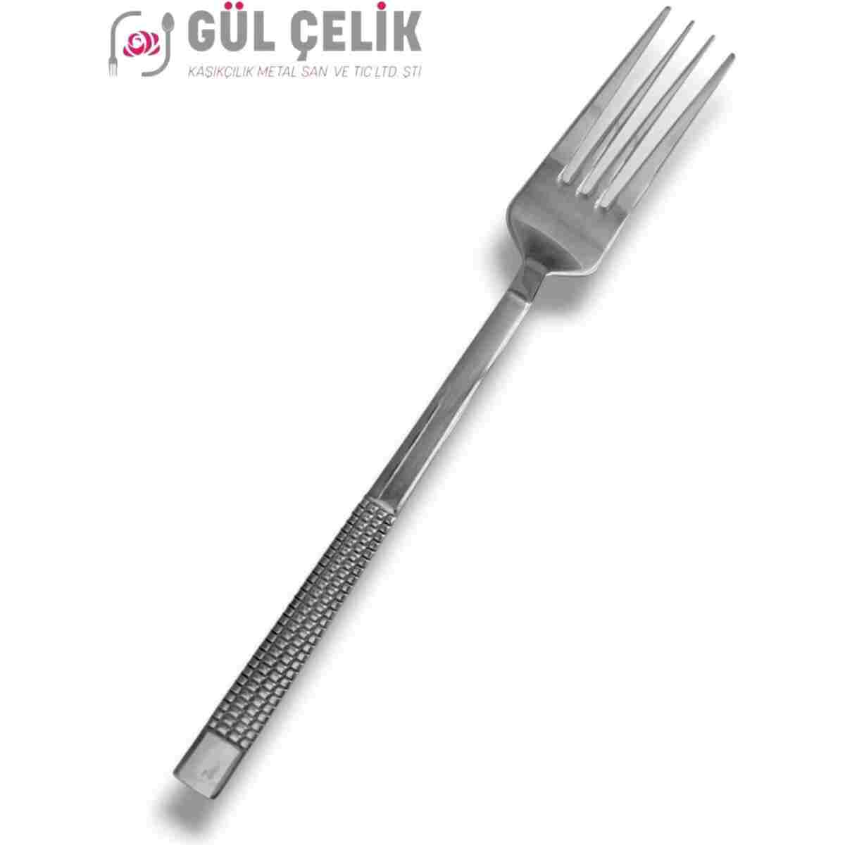KAVEH 30 Parça 6 Kişilik Çatal Kaşık Seti Hasır Model Kutulu 18/0 Kalite - Görsel 4