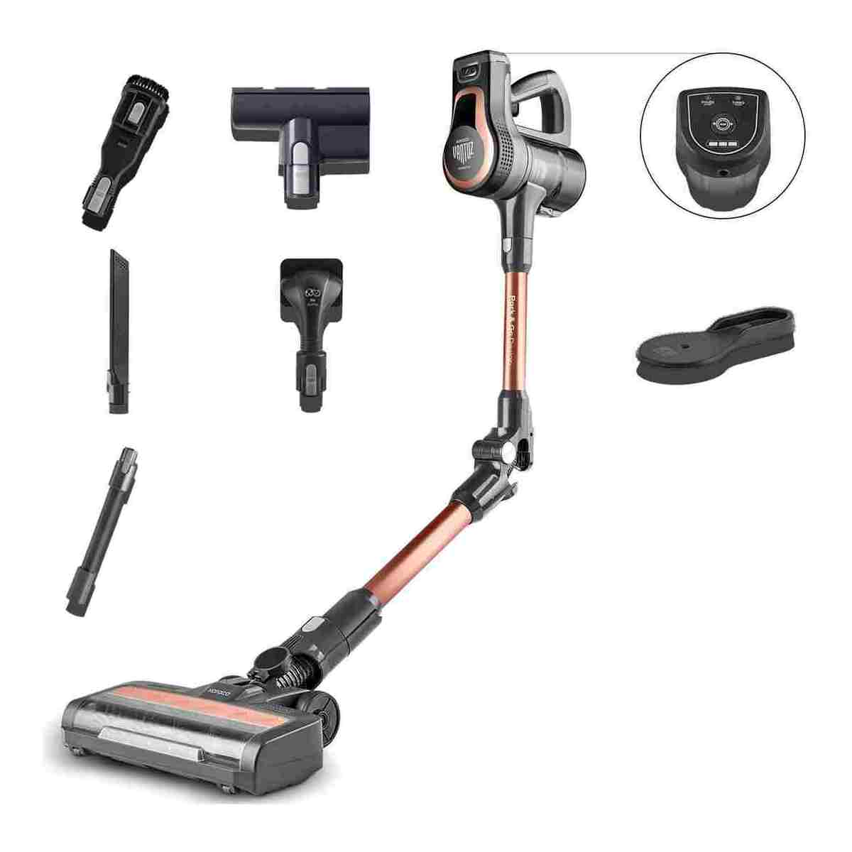 Karaca Power Up Pro Dik Süpürge Black Chrome 350 W - Görsel 10