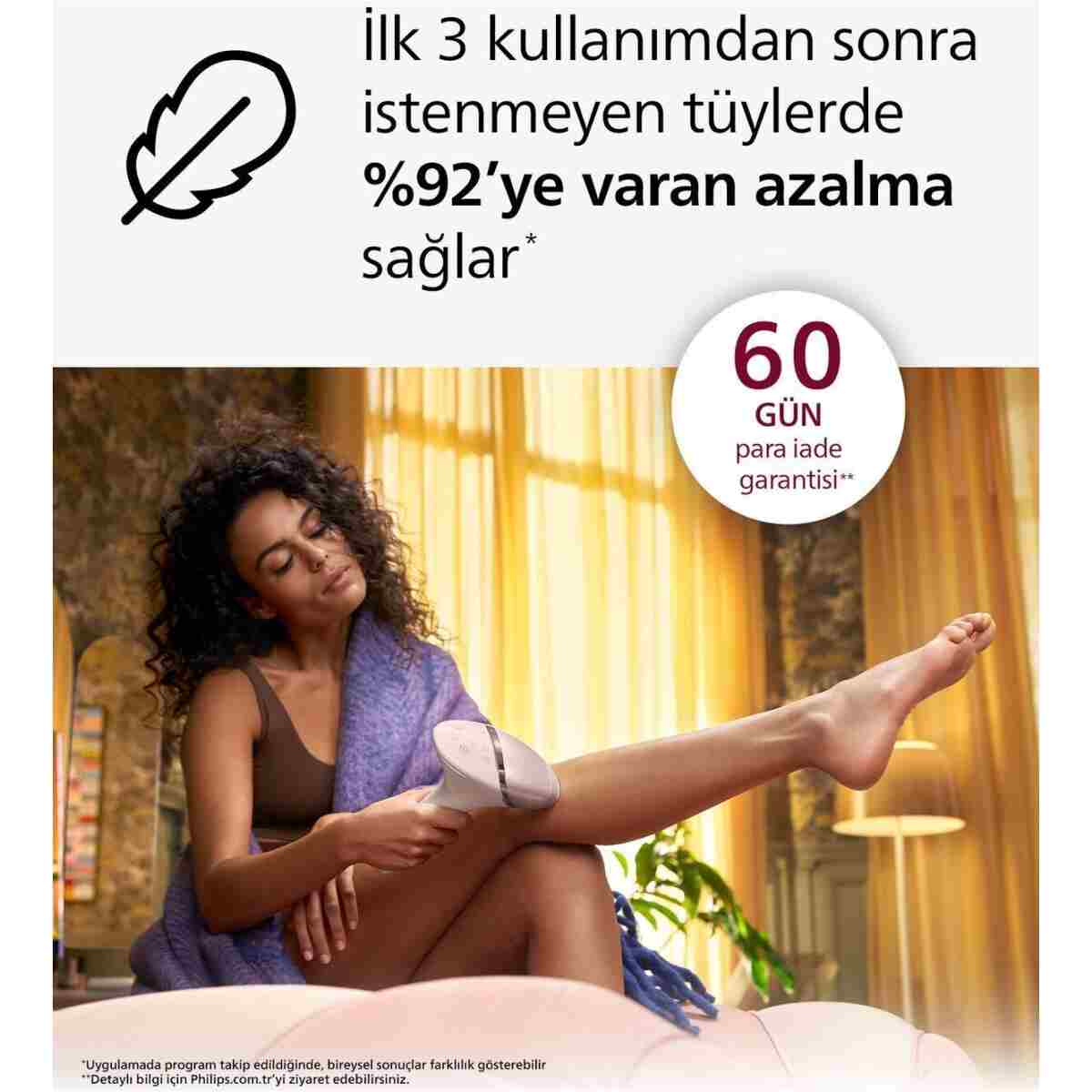 Philips BRI950/00 Lumea Lazer Epilasyon IPL Tüy Alma Cihazı,ÇantaHEDİYELİ,Kablolu/Kablosuz Kullanım - Görsel 11