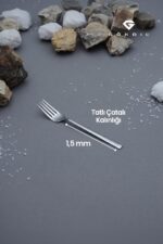 Gökdil Kayern 6 Kişilik Kutulu 30 Parça Sade Çatal & Kaşık & Takımı - Görsel 14