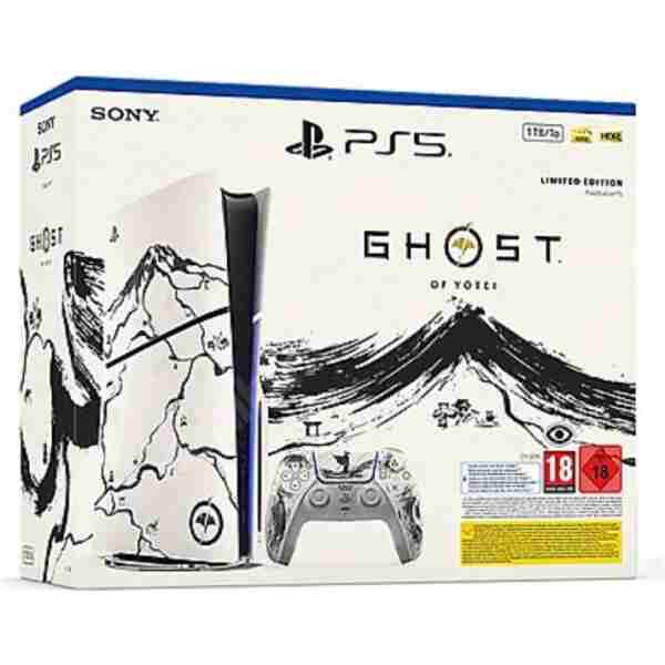 Sony Playstation 5 Slim Oyun Konsolu Ghost of Yotei Bundle Black Edition (İthalatçı Garantili)