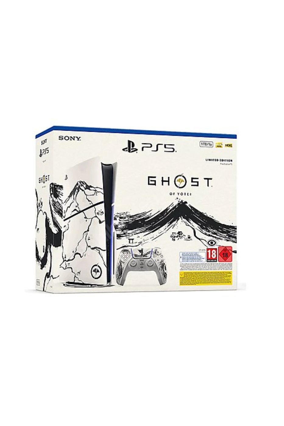 Sony Playstation 5 Slim Oyun Konsolu Ghost of Yotei Bundle Black Edition (İthalatçı Garantili)