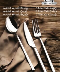 Alternative view of Kahramanlar Gözde 36 Parça Çatal Kaşık Bıçak Seti