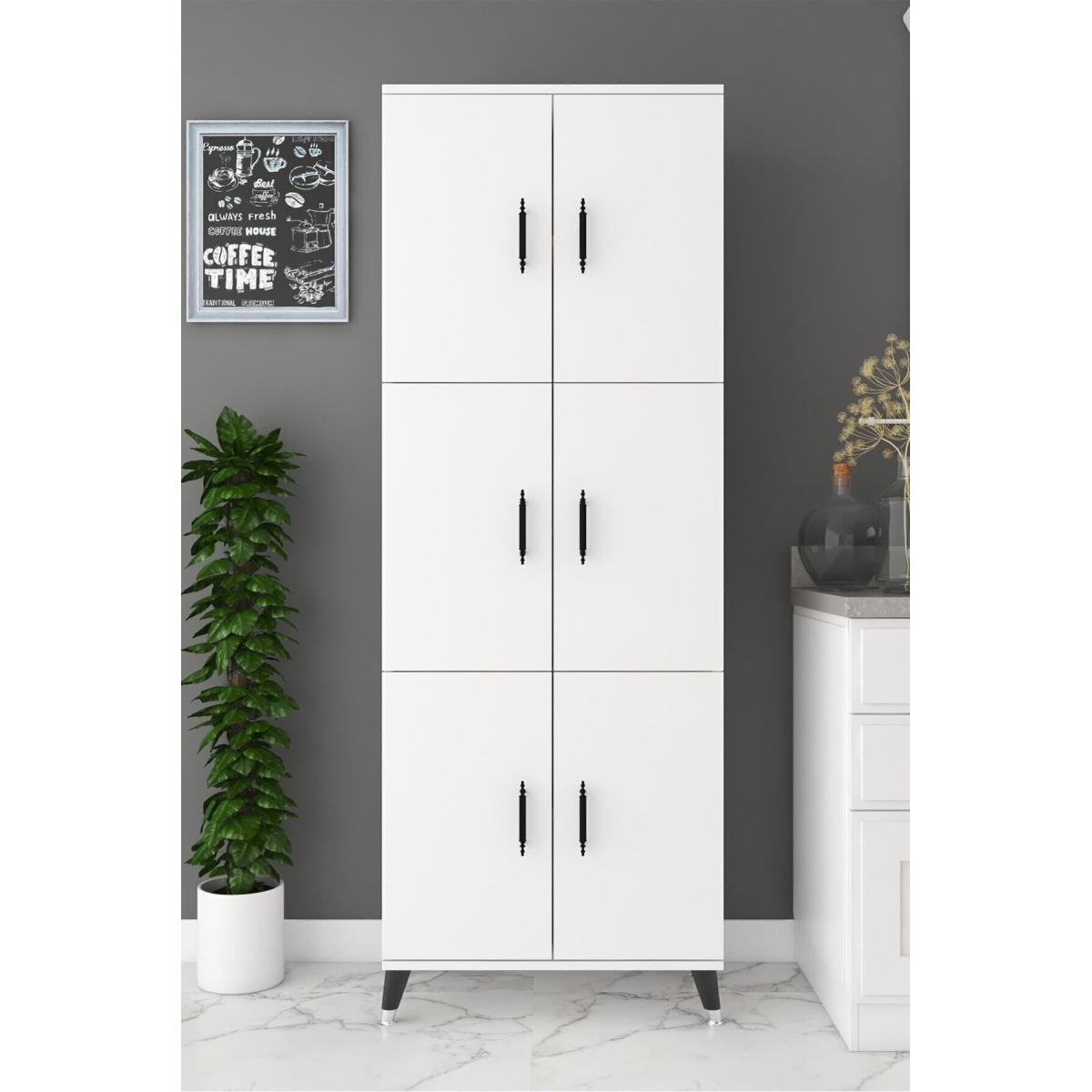 ESMOPA MOBİLYA Çok Amaçlı Kiler, Banyo, Ayakkabılık, Balkon Dolap - Görsel 2