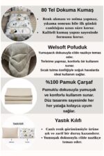 yok yok evim eve dair her şey Welsoft Pofuduk Çift Taraflı KEPÇE İŞ MAKİNALARI Desenli Tek Kişilik Yorgan Uyku Seti - Görsel 7