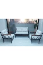 adımshops Safir Çayseti,oturma Grubu Bahçe,balkon,cafe Mobilyası,koltuk Takımı,ofis Koltuğu - Görsel 2