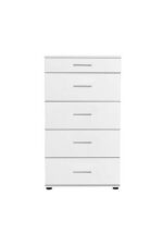 Adore Mobilya Trendline 5 Çekmeceli Şifonyer - Mat Beyaz 60x108x44 Cm (GXYXD) - Görsel 12